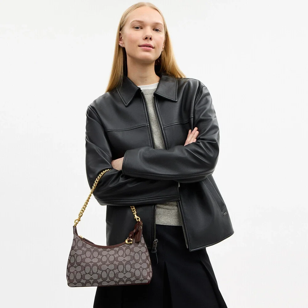 Coach Juliet Shoulder Bag 25 In Signature Jacquard - Picture 3 of 3